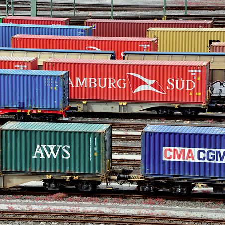  Loaded aggregate wagons