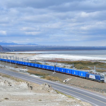  Loaded aggregate wagons